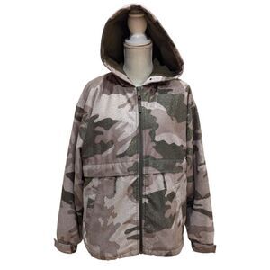 Cabela's Men's M Silent Hunting Dry-Plus Waterproof Windproof Camo Jacket Hooded